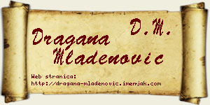 Dragana Mladenović vizit kartica